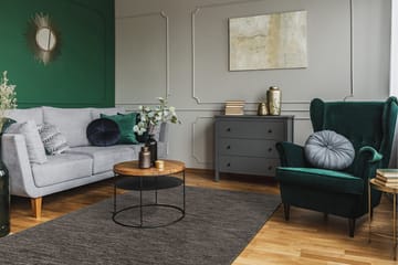 Villamatto Birka 240x340 cm Antrasiitti - Antrasiitti - Kodintekstiilit & matot - Matto - Moderni matto - Villamatto