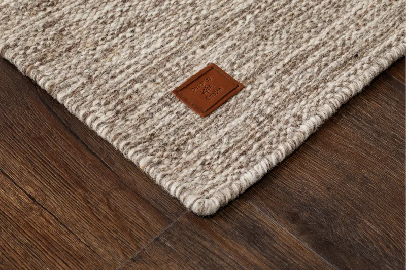 Villamatto Birka 300x400 cm Tumma Pellava - Tumma pellava - Kodintekstiilit & matot - Matto - Moderni matto - Villamatto