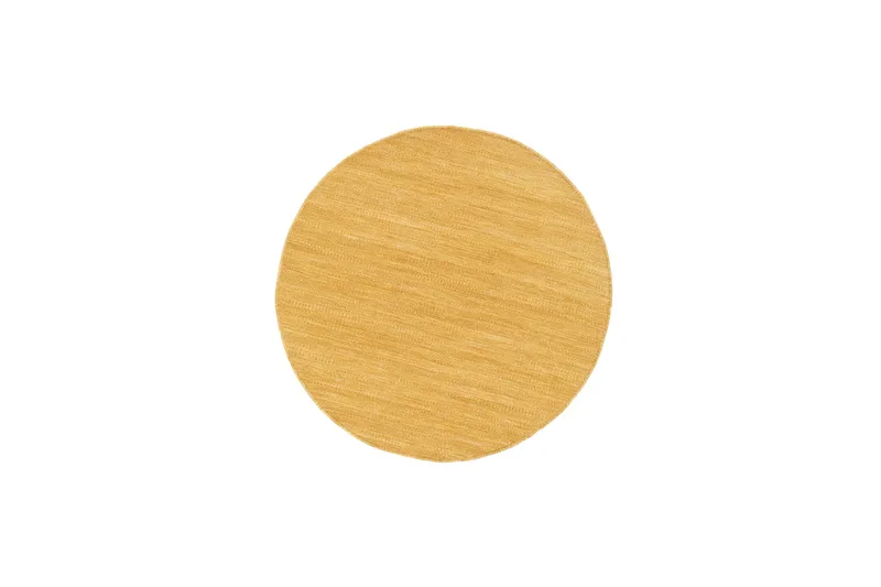 Villamatto Birka Pyöreä Ø200 cm Okra - Okra - Kodintekstiilit & matot - Matto - Moderni matto - Villamatto