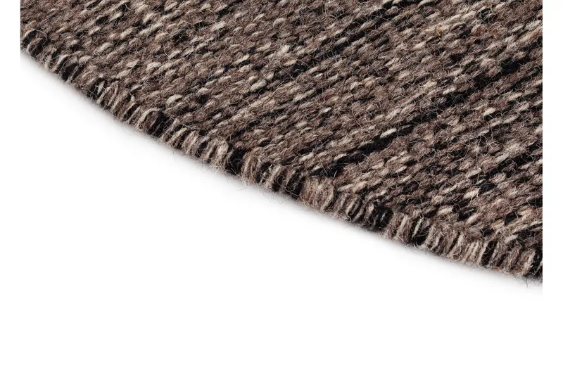 Villamatto Birka Pyöreä Ø120 cm Antrasiitti - Antrasiitti - Kodintekstiilit & matot - Matto - Moderni matto - Villamatto