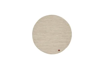 Villamatto Birka Pyöreä Ø120 cm Pellava