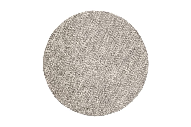 Villamatto Birka Pyöreä Ø120 cm Hopea - Hopea - Kodintekstiilit & matot - Matto - Moderni matto - Villamatto