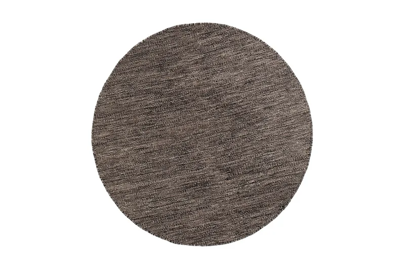 Villamatto Birka Pyöreä Ø120 cm Antrasiitti - Antrasiitti - Kodintekstiilit & matot - Matto - Moderni matto - Villamatto