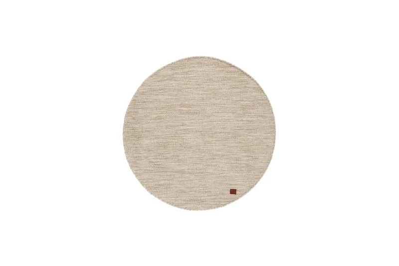 Villamatto Birka Pyöreä Ø120 cm Luonnollinen - Luonnonväri - Kodintekstiilit & matot - Matto - Moderni matto - Villamatto