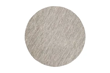 Villamatto Birka Pyöreä Ø200 cm Hopea