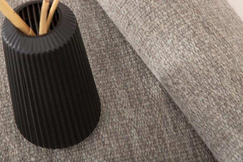 Villamatto Cyrus 80x250 cm - Harmaa - Kodintekstiilit & matot - Matto - Moderni matto - Villamatto