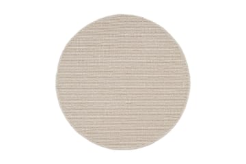 Villamatto Dalarö Ø240 cm Pyöreä Valkoinen