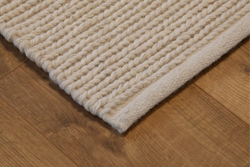 Villamatto Dalarö 240x340 cm Valkoinen - Valkoinen - Kodintekstiilit & matot - Matto - Moderni matto - Villamatto