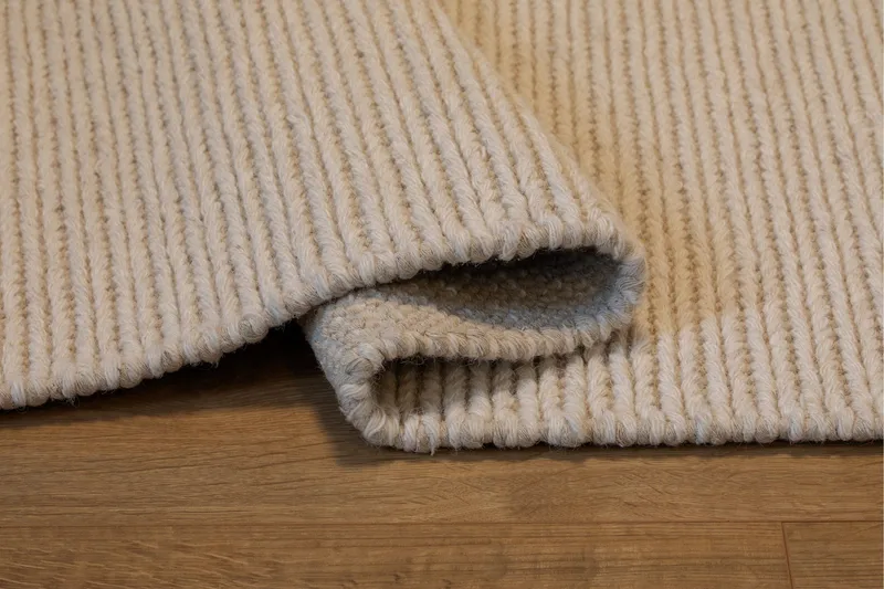 Villamatto Dalarö 240x340 cm Valkoinen - Valkoinen - Kodintekstiilit & matot - Matto - Moderni matto - Villamatto