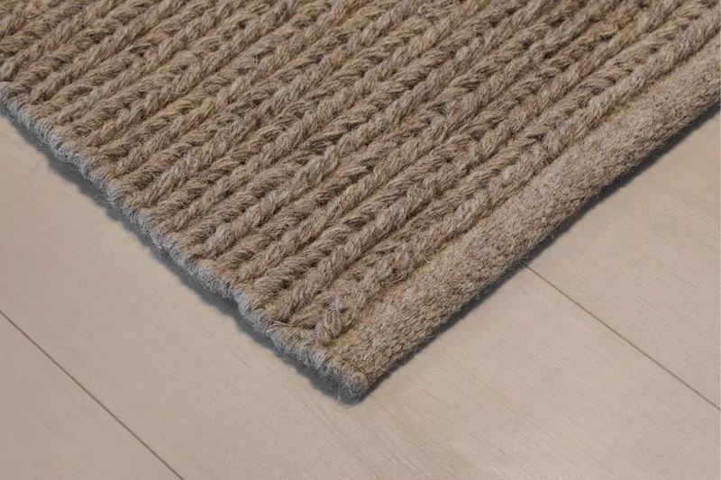 Villamatto Dalarö 300x400 cm Pellava - Pellavanväri - Kodintekstiilit & matot - Matto - Moderni matto - Villamatto