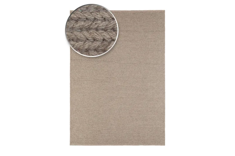 Villamatto Dalarö 300x400 cm Pellava - Pellavanväri - Kodintekstiilit & matot - Matto - Moderni matto - Villamatto
