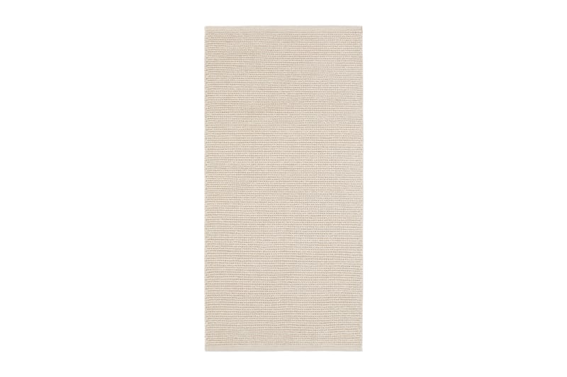 Villamatto Dalarö 75x230 cm Valkoinen - Valkoinen - Kodintekstiilit & matot - Matto - Moderni matto - Villamatto