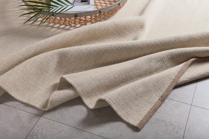 Villamatto Jaipur 170x240 cm - Beige - Kodintekstiilit & matot - Matto - Moderni matto - Villamatto