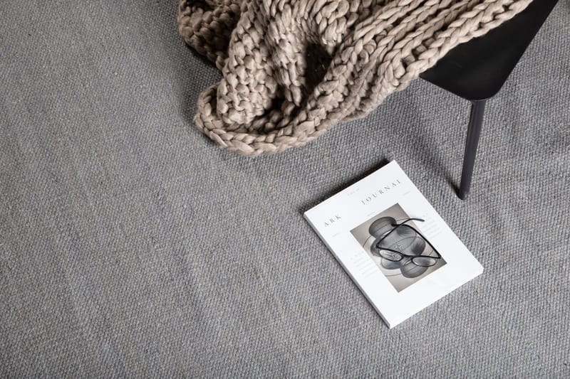 Villamatto Jaipur Pyöreä 200 cm - Vaaleanharmaa - Kodintekstiilit & matot - Matto - Moderni matto - Villamatto