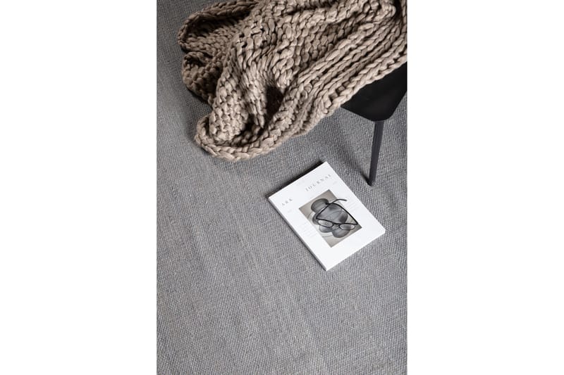 Villamatto Jaipur Pyöreä 200 cm - Vaaleanharmaa - Kodintekstiilit & matot - Matto - Moderni matto - Villamatto