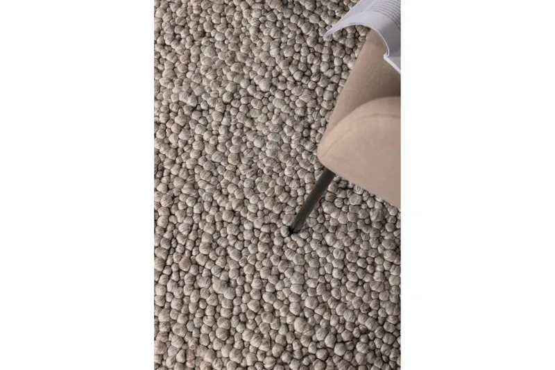 Villamatto Jajru 250x350 cm cm - Beige - Kodintekstiilit & matot - Matto - Moderni matto - Villamatto