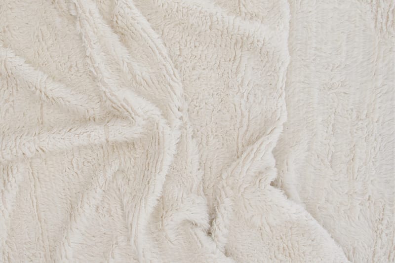 Villamatto Leiko 200x300 cm - Valkoinen - Kodintekstiilit & matot - Matto - Moderni matto - Villamatto
