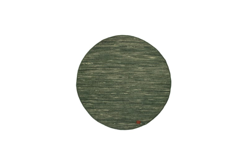 Villamatto Skagen Ø200 cm Pyöreä Vihreä - Vihreämelange - Kodintekstiilit & matot - Matto - Moderni matto - Villamatto