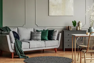 Villamatto Skagen Ø240 cm Pyöreä Grafiitti - Grafiittimelange - Kodintekstiilit & matot - Matto - Moderni matto - Villamatto