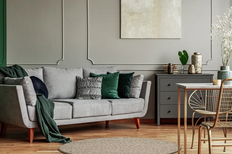 Villamatto Skagen Ø240 cm Pyöreä Hiekka - Hiekkamelange - Kodintekstiilit & matot - Matto - Moderni matto - Villamatto