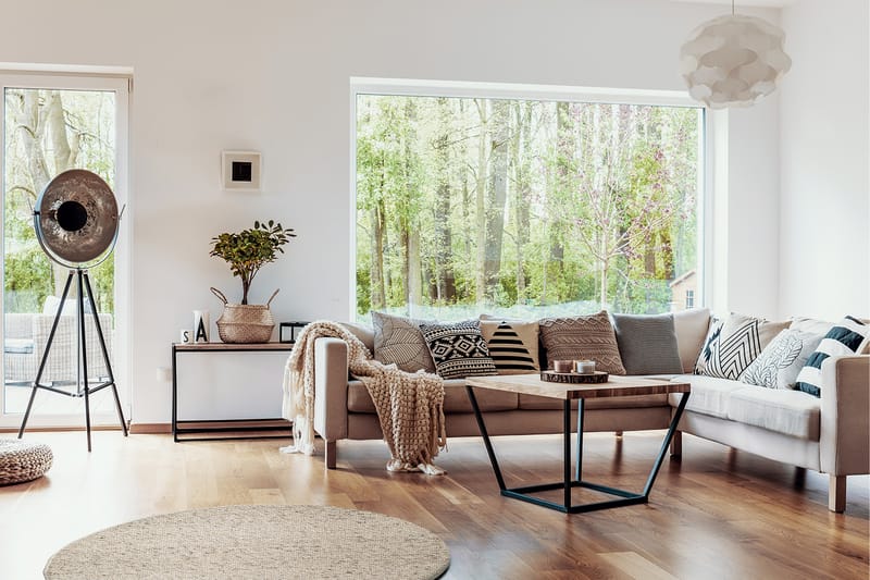 Villamatto Skagen Ø240 cm Pyöreä Luonnollinen - Luonnonmelange - Kodintekstiilit & matot - Matto - Moderni matto - Villamatto