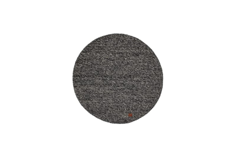 Villamatto Skagen Ø240 cm Pyöreä Grafiitti - Grafiittimelange - Kodintekstiilit & matot - Matto - Moderni matto - Villamatto
