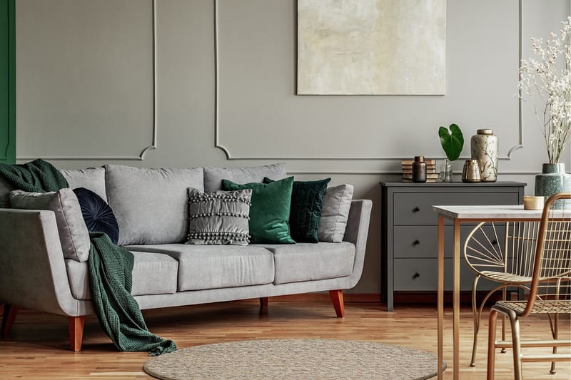 Villamatto Skagen Ø300 cm Pyöreä Hiekka - Hiekkamelange - Kodintekstiilit & matot - Matto - Moderni matto - Villamatto