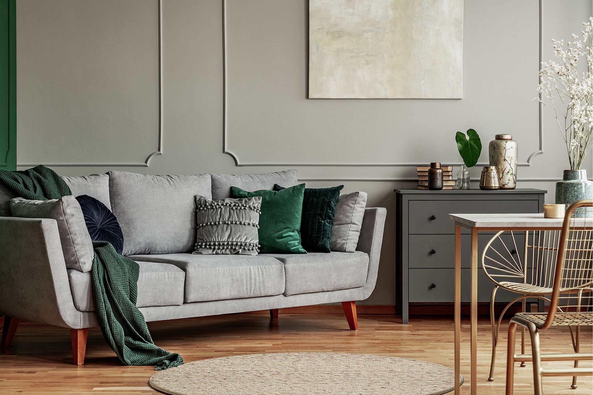 Villamatto Skagen Ø300 cm Pyöreä Luonnollinen - Luonnonmelange - Kodintekstiilit & matot - Matto - Moderni matto - Villamatto