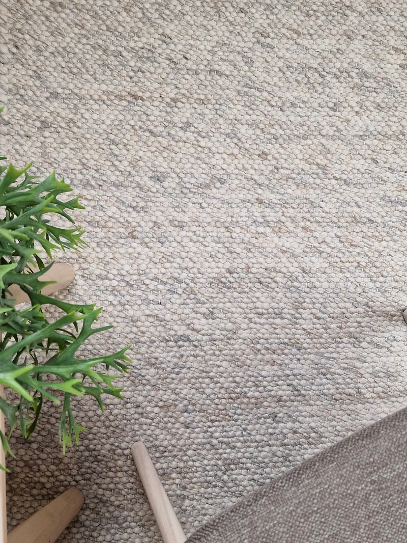 Villamatto Skagen Ø300 cm Pyöreä Hiekka - Hiekkamelange - Kodintekstiilit & matot - Matto - Moderni matto - Villamatto