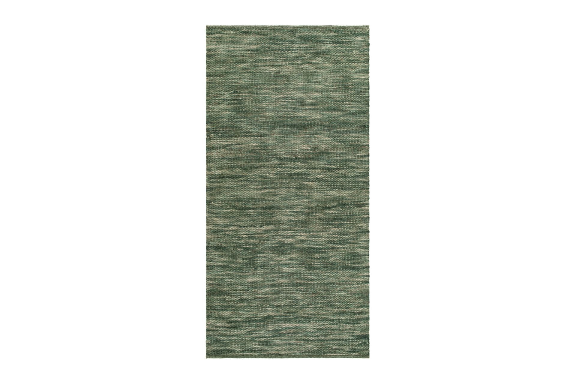 Villamatto Skagen 75x150 cm Vihreä - Vihreämelange - Kodintekstiilit & matot - Matto - Moderni matto - Villamatto