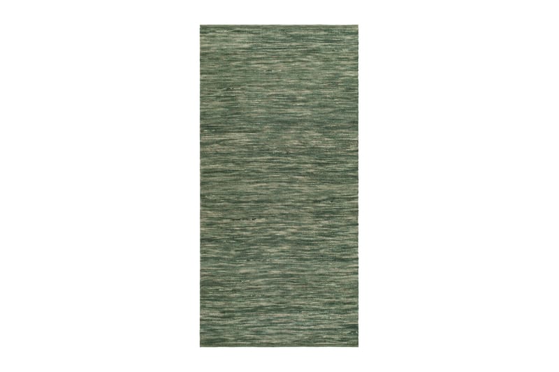 Villamatto Skagen 75x150 cm Vihreä - Vihreämelange - Kodintekstiilit & matot - Matto - Moderni matto - Villamatto