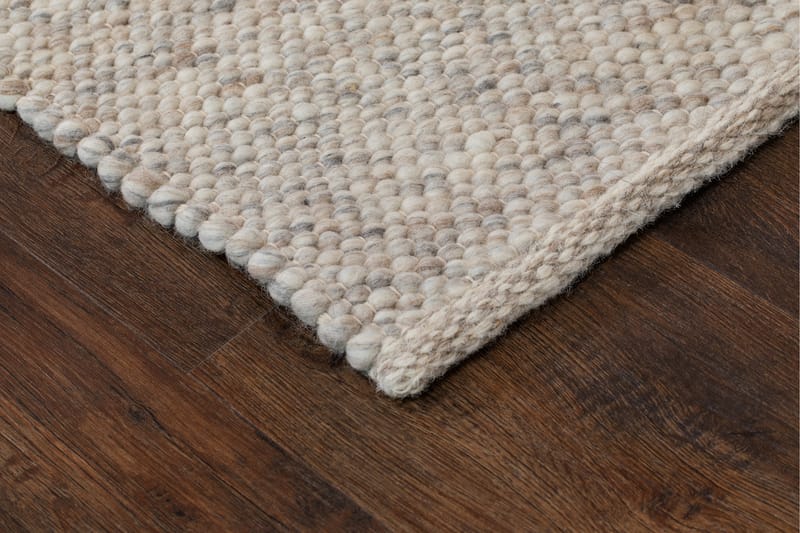 Villamatto Skagen 75x230 cm Hiekka - Hiekkamelange - Kodintekstiilit & matot - Matto - Moderni matto - Villamatto