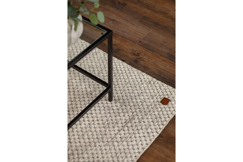 Villamatto Torekov 160x230 cm Valkoinen - Valkoinen - Kodintekstiilit & matot - Matto - Moderni matto - Villamatto