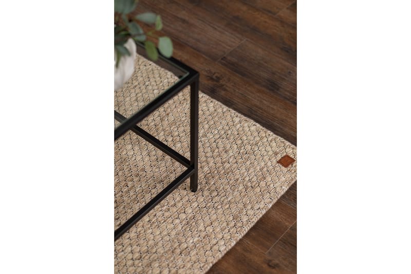 Villamatto Torekov 160x230 cm Pellava - Pellavanbeige - Kodintekstiilit & matot - Matto - Moderni matto - Villamatto