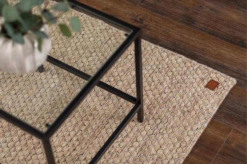 Villamatto Torekov 200x300 cm Pellava - Pellavanbeige - Kodintekstiilit & matot - Matto - Moderni matto - Villamatto