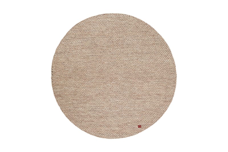 Villamatto Torekov Pyöreä Ø240 cm Pellava - Pellavanbeige - Kodintekstiilit & matot - Matto - Moderni matto - Villamatto