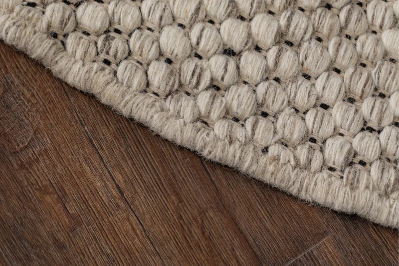 Villamatto Torekov Pyöreä 300 cm - Valkoinen - Kodintekstiilit & matot - Matto - Moderni matto - Villamatto