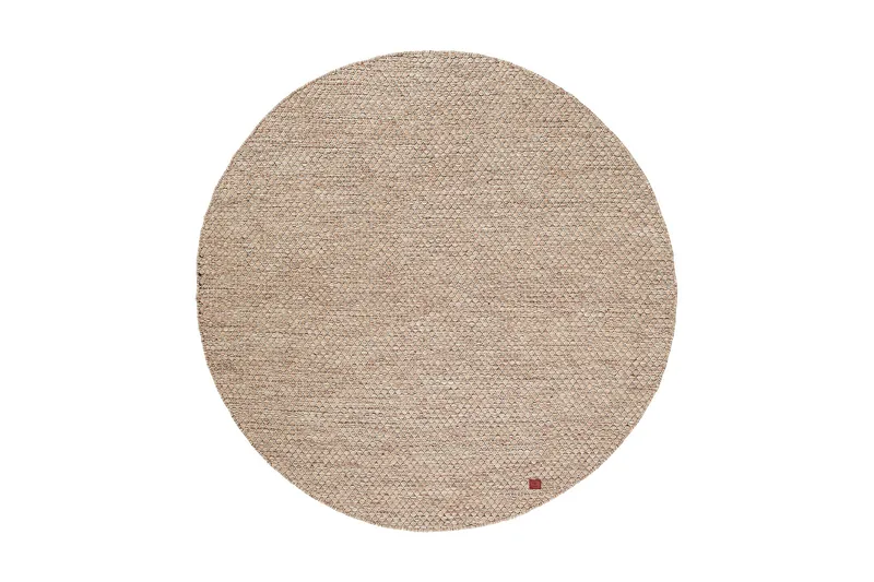 Villamatto Torekov Pyöreä Ø300 cm Pellava, Pellavanbeige
