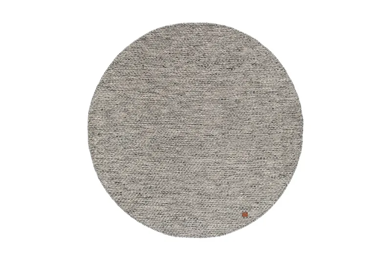 Villamatto Torekov Pyöreä Ø200 cm Harmaa - Harmaa - Kodintekstiilit & matot - Matto - Moderni matto - Villamatto