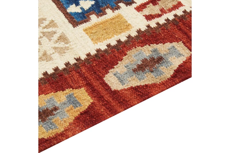 Villamatto Voskehat 140x200 cm - Punainen - Kodintekstiilit & matot - Matto - Moderni matto - Villamatto