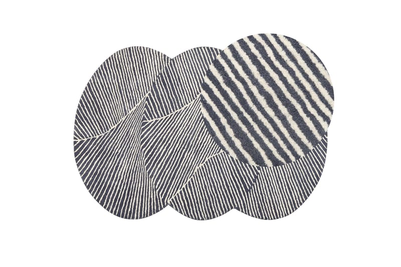 Villamatto Zabol 140x200 cm Soikea - Musta/Valkoinen - Kodintekstiilit & matot - Matto - Moderni matto - Villamatto