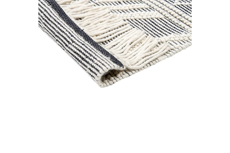 Villamatto Pazar 160x230 cm - Musta/Valkoinen - Kodintekstiilit & matot - Matto - Moderni matto - Villamatto