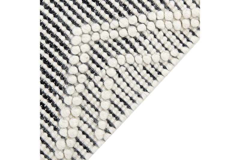 Villamatto Pazar 160x230 cm - Musta/Valkoinen - Kodintekstiilit & matot - Matto - Moderni matto - Villamatto