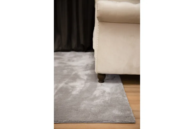 Matto Viskoosijäljitelmä Undra 170x240 - Hopea - Kodintekstiilit & matot - Matto - Moderni matto - Viskoosimatto & keinosilkkimatto