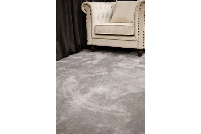 Matto Viskoosijäljitelmä Undra 170x240 - Hopea - Kodintekstiilit & matot - Matto - Moderni matto - Viskoosimatto & keinosilkkimatto