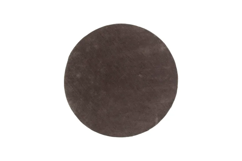 Undra Viskoosimatto Pyöreä 200, Tummanharmaa