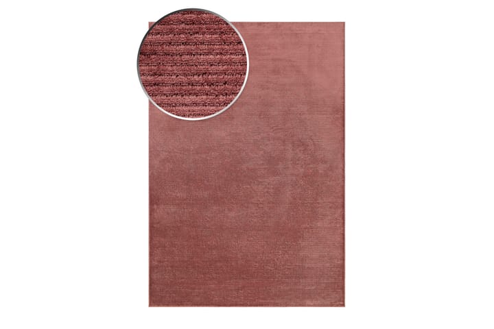 Viskoosimatto Amore Plain 200x290 cm Utuinen Roosa - Vaalea roosa - Viskoosimatto & keinosilkkimatto