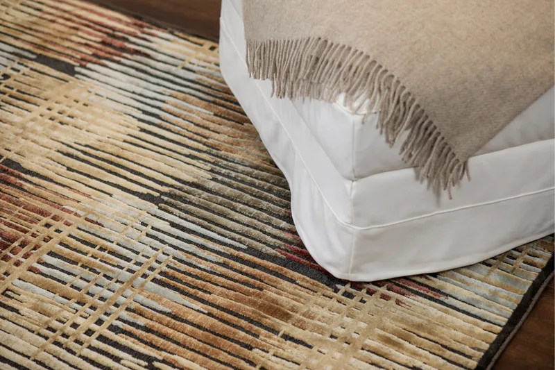 Viskoosimatto Fanucci 200x290 cm Moniväri - Monivärinen - Kodintekstiilit & matot - Matto - Moderni matto - Viskoosimatto & keinosilkkimatto