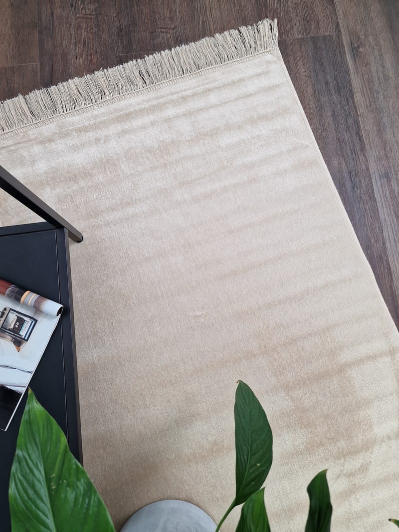 Viskoosimatto Granada 160x230 cm Luonnollinen - Luonnonväri - Kodintekstiilit & matot - Matto - Moderni matto - Viskoosimatto & keinosilkkimatto
