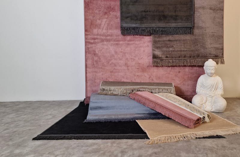 Viskoosimatto Granada 200x290 cm Taupe - Taupe - Kodintekstiilit & matot - Matto - Moderni matto - Viskoosimatto & keinosilkkimatto